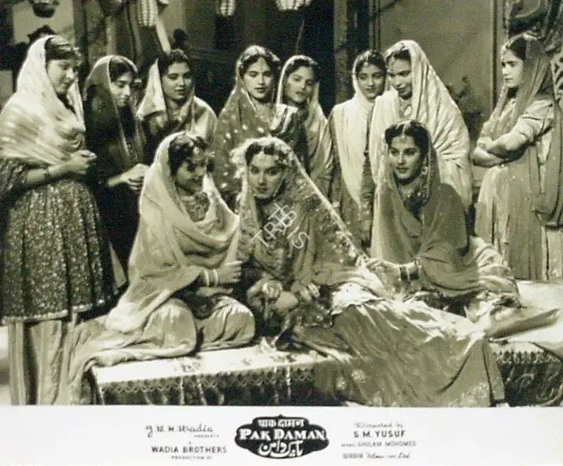 J.B.H. Wadia (Producer), Pak Daman, 1957, Lobby Card