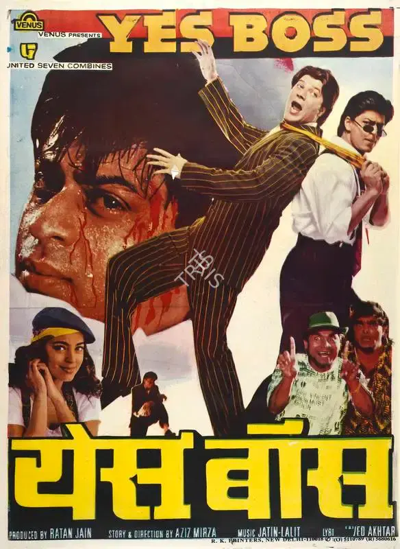 Ratan Jain (Producer), Yes Boss, 1997, Full Sheet Poster