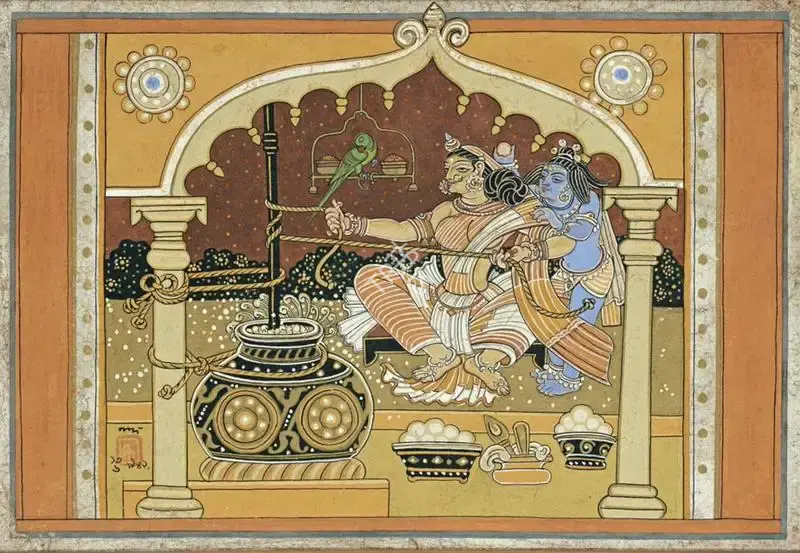 Bose, Nandalal (Artist). Untitled, 1941 | Painting, 2023 · Asta Guru