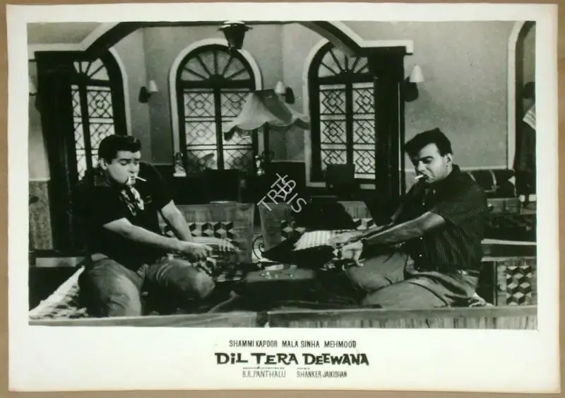 B.R. Panthulu (Producer), Dil Tera Deewana, 1962, Lobby Card