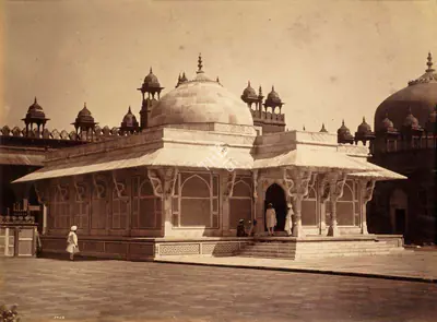 Lala Deen Dayal (Photographer), The Tomb of Shaikh Salim Chisti at Fatehpur Sikri, Antiquarian Photograph