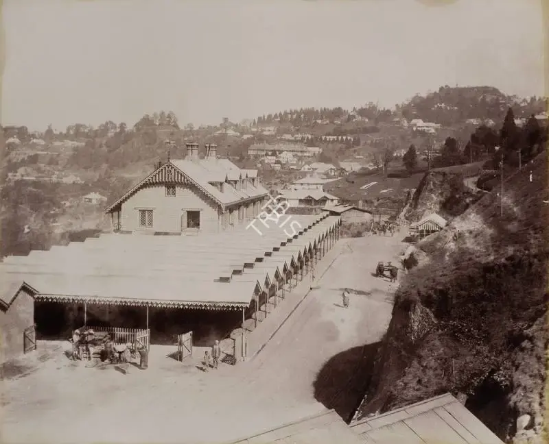 Unknown (Photographer), Darjiling Station (Darjeeling), 1901, Antiquarian Photograph