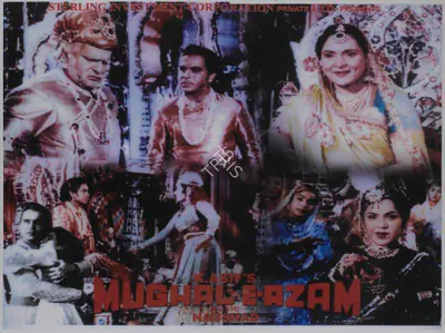 R.D. Mathur (Cinematographer), Mughal E Azam, 1960, Lobby Card