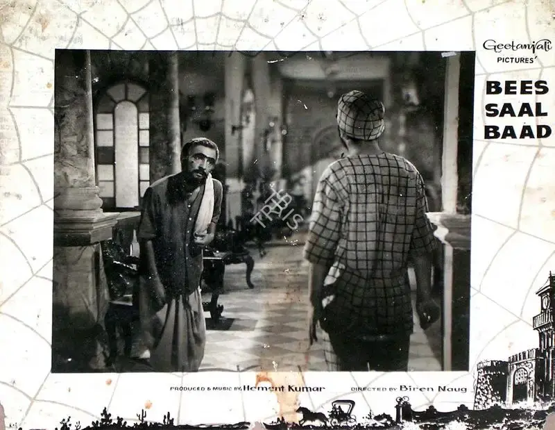 Marshal Braganza (Cinematographer), Bees Saal Baad, 1962, Lobby Card