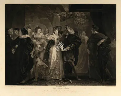 After T. Stothard (Artist), King Henry the Eighth, 1798, Aquatint