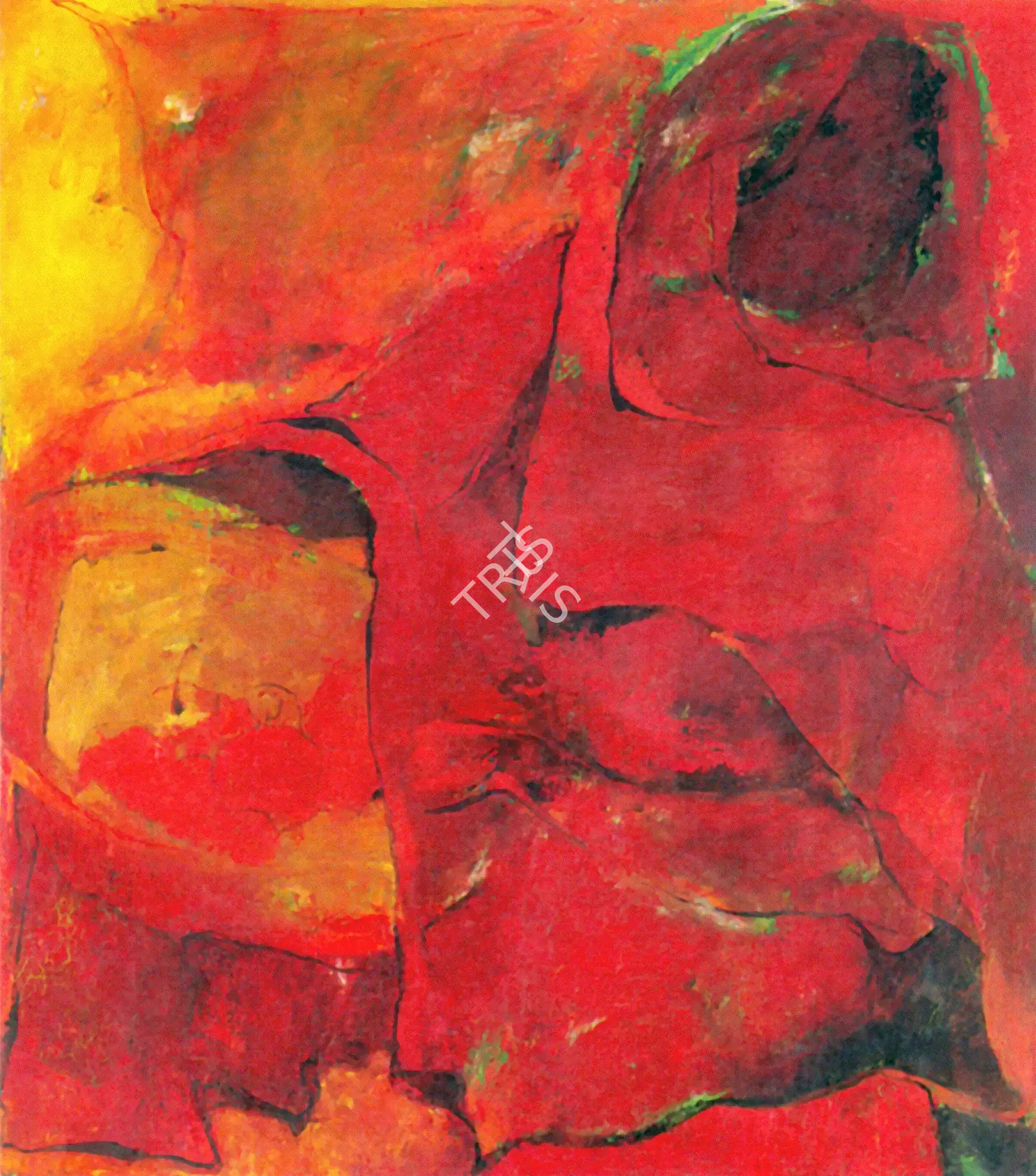 Krishen Khanna (Artist), Basket Carrier, 1965, Painting