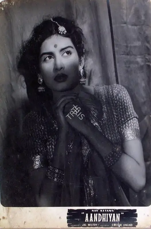Jal Mistry (Cinematographer), Aandhiyan, 1952, Lobby Card
