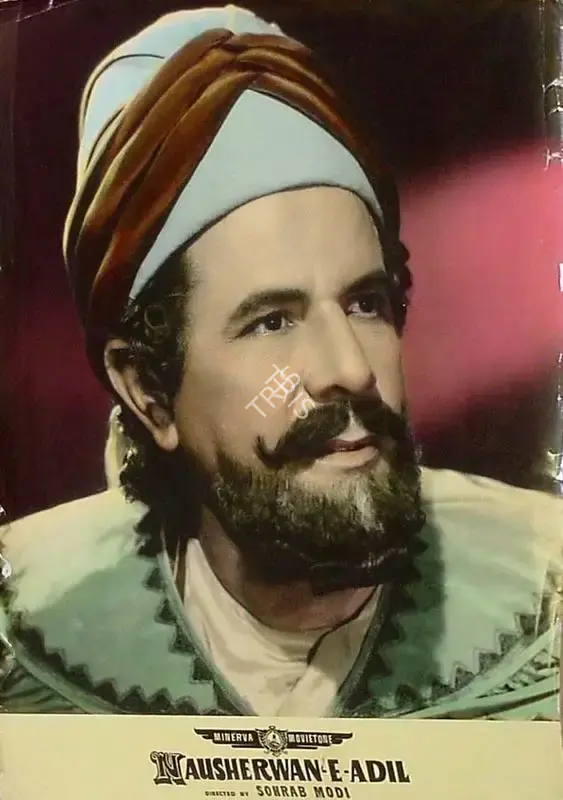 Sohrab Modi (Director), Nausherwan E Adil, 1957, Lobby Card