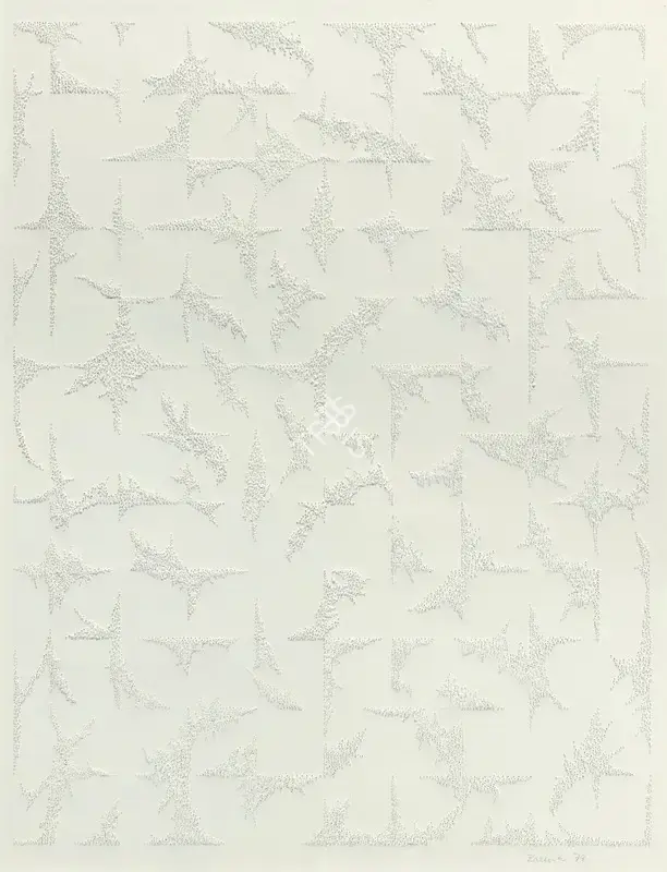 Zarina Hashmi (Artist), Untitled (Pin Drawing), 1978, Graphic Art