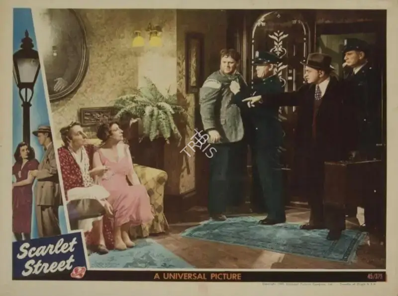Milton R. Krasner (Cinematographer), Scarlet Street, 1945, Lobby Card