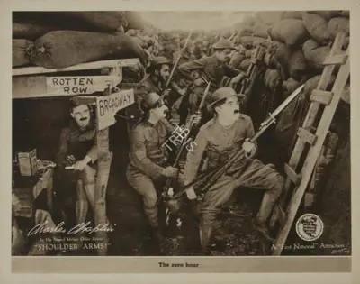 Roland Totheroh (Cinematographer), Shoulder Arms, 1918, Photographic Still Mounted on Lobby Card