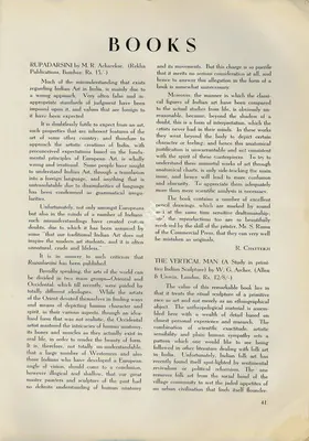 R. Chatterjee (Essayist), Books, 1949, Essay