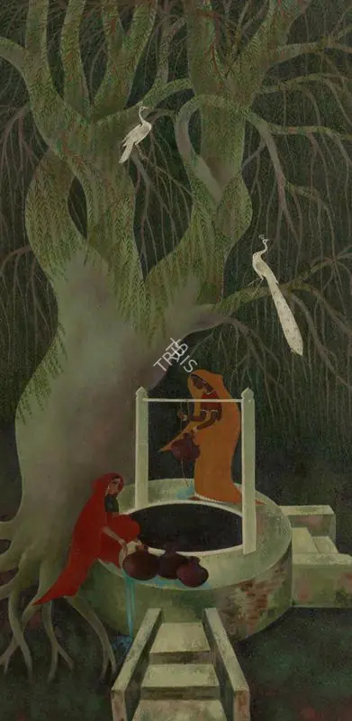 A.A. Raiba (Artist), Untitled, Painting