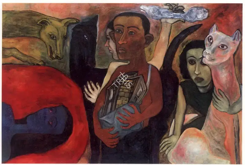 Rekha Rodwittiya (Artist), Untitled, Painting