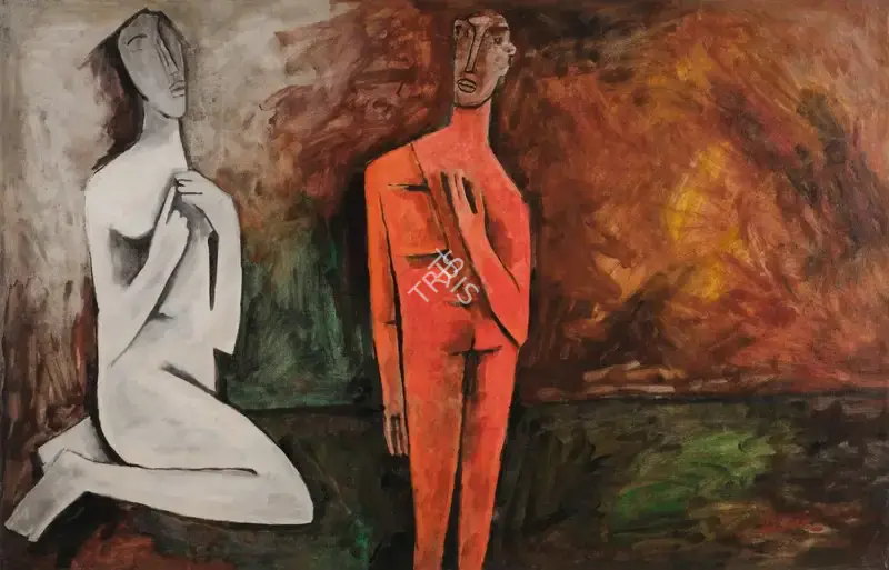 Husain, M.F. (Artist). Second Act, 1958 | Painting, So.NeY/26.03.26, 2026 · Sotheby's