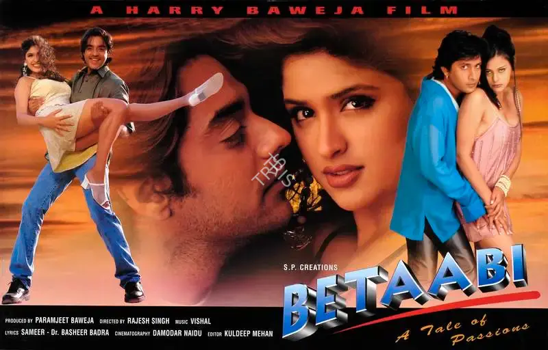 Paramjeet Baweja (Producer), Betaabi, 1997, Lobby Card