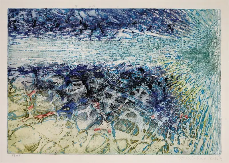 Krishna Reddy (Artist), Flight, 1963, Painting