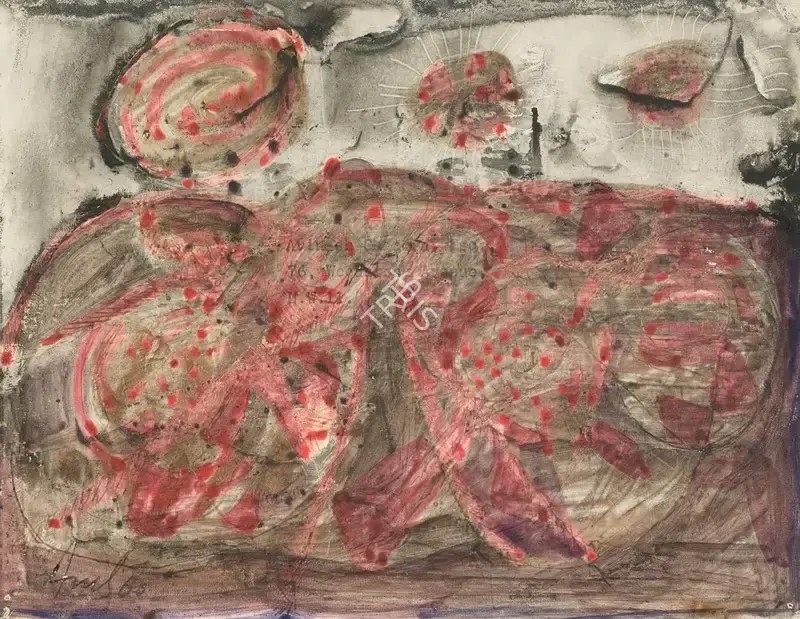 Avinash Chandra (Artist), Untitled (Landscape), 1960, Painting