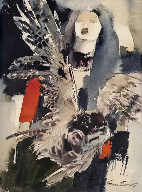 Samir Mondal (Artist), Untitled, 1995, Painting