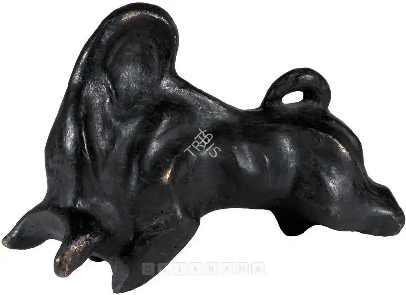 Roy Chowdhury, D.P. (Artist). Bull, c.1971 | Sculpture, Os.Del/15.10.04, 2004 · Osian's