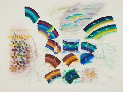 G.M. Sheikh (Artist), Magician and Mystic, 1998, Painting
