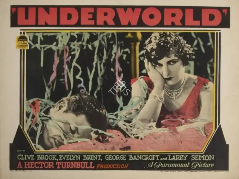 Josef Von Sternberg (Director), Underworld, 1927, Lobby Card