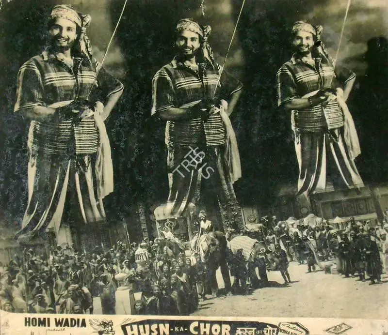 Homi Wadia (Producer), Husn Ka Chor, 1953, Lobby Card