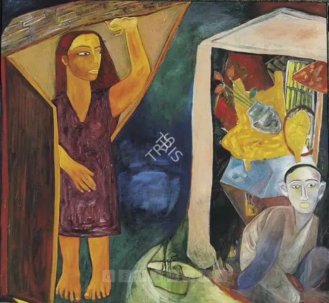 Rodwittiya, Rekha (Artist). Untitled, 1988-1989 | Painting, Os.Del/24.11.06, 2006 · Osian's