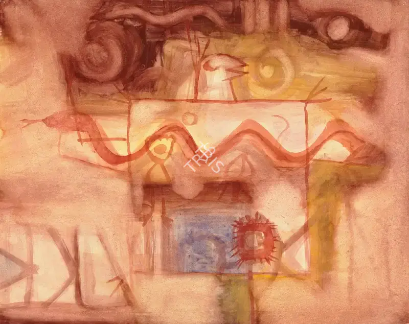 J. Swaminathan (Artist), Untitled, 1964, Painting