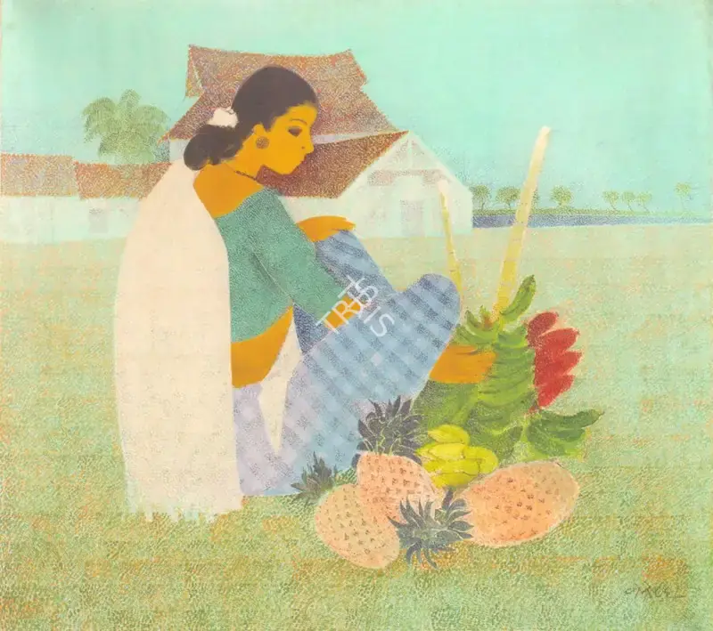 N.S. Bendre (Artist), Untitled, 1986, Painting