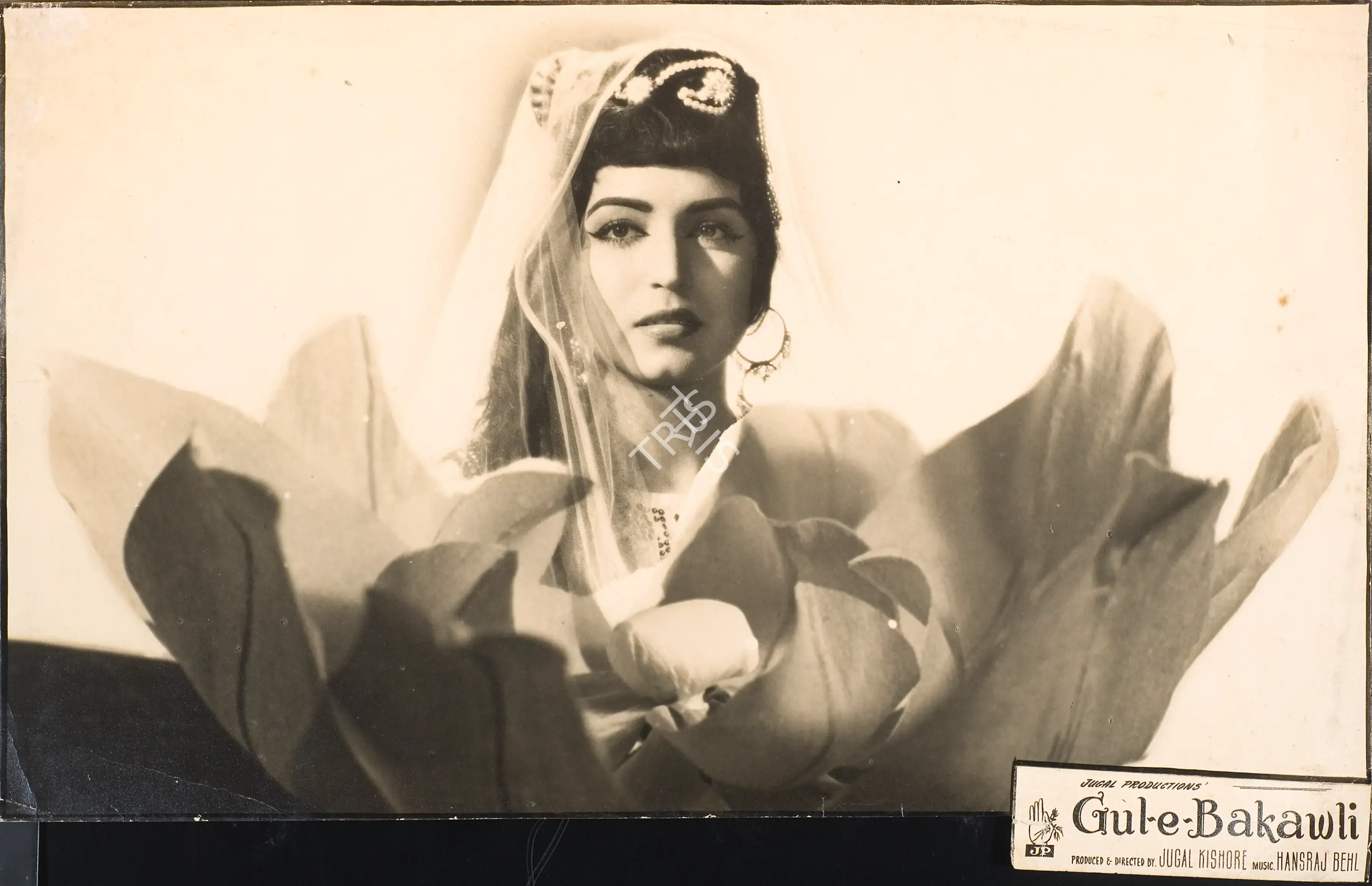 Jugal Kishor (Producer), Gul E Bakawali, 1963, Photographic Still Mounted on Lobby Card