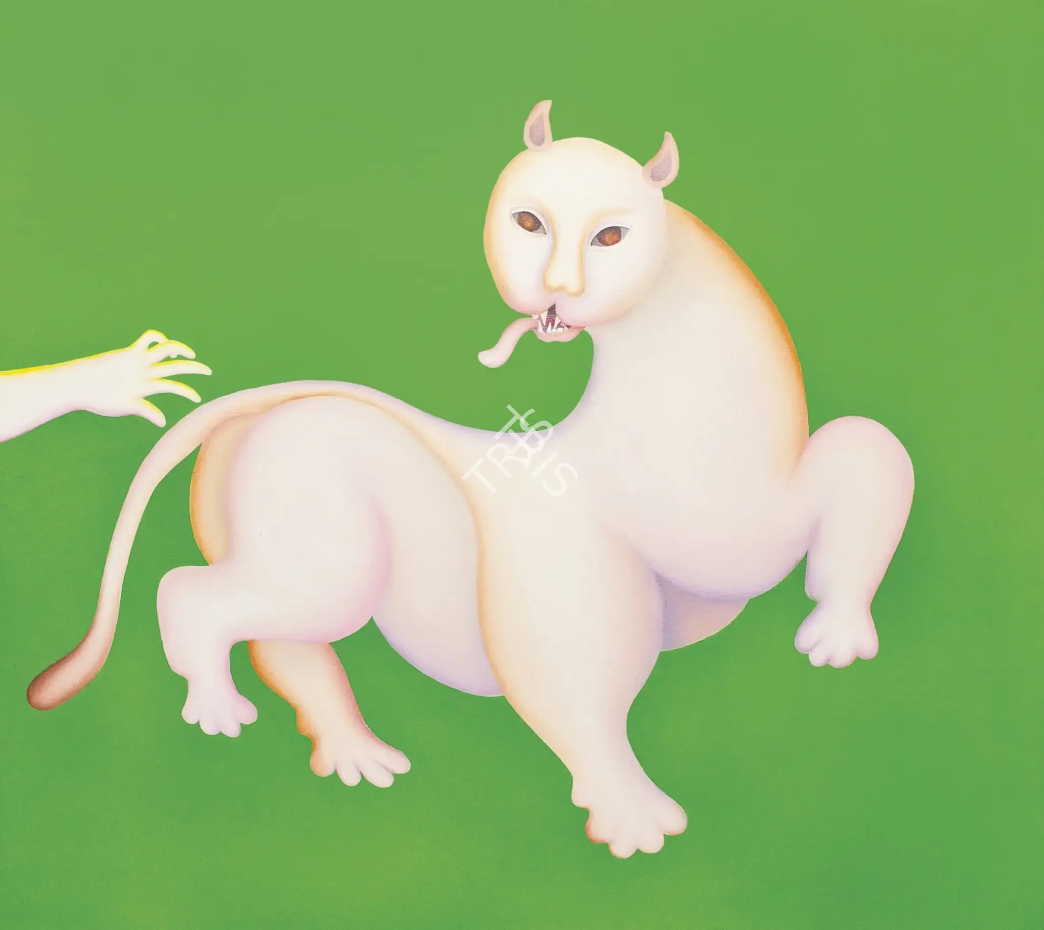Manjit Bawa (Artist), Untitled (Mystic Tiger), 1993, Painting