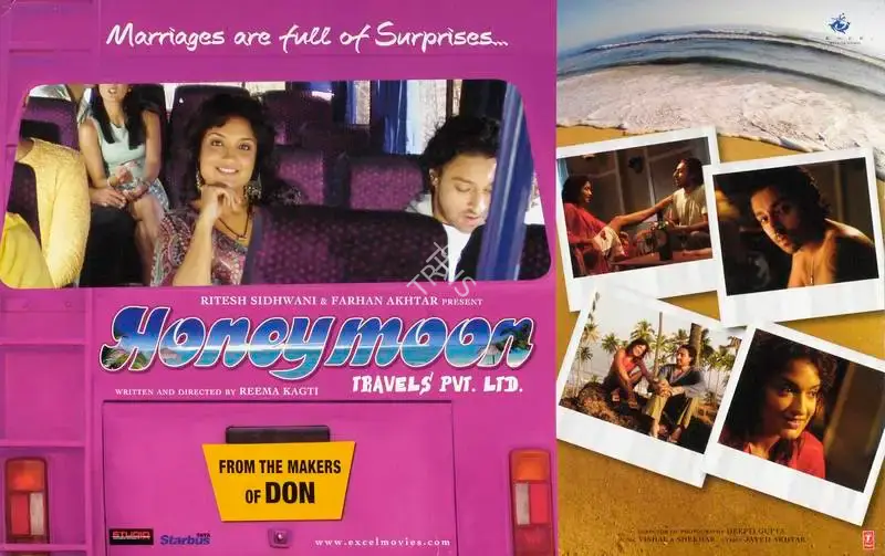 Farhan Akhtar (Producer), Honeymoon Travels Pvt Ltd, 2007, Lobby Card