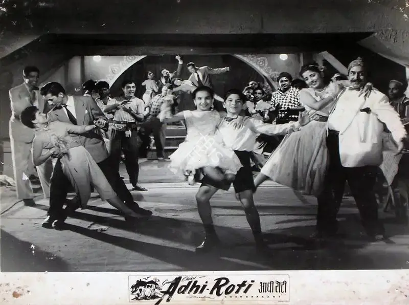 Vallabh Chokshi (Producer), Adhi Roti, 1957, Lobby Card