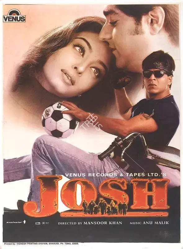 Mansoor Khan (Director), Josh, 2000, Full Sheet Poster