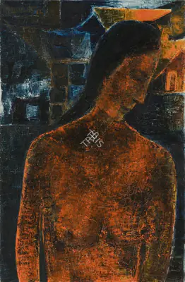 Padamsee, Akbar (Artist). Femme au Paysage, 1962 | Painting, So.NeY/26.03.26, 2026 · Sotheby's