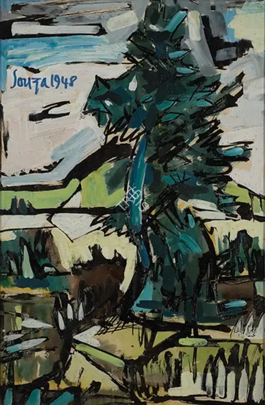 F.N. Souza (Artist), Untitled, 1948, Painting