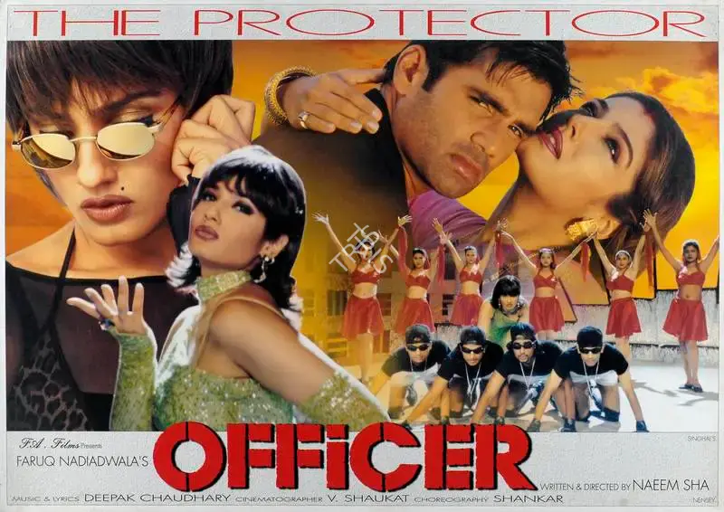 Faruq Nadiadwala (Producer), Officer, 2001, Lobby Card