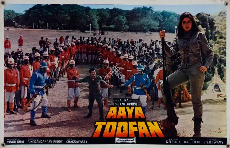 Vinod Bhai (Producer), Aaya Toofan, 1984, Lobby Card