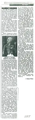 Malini White (Writer), Art, Newspaper Clipping
