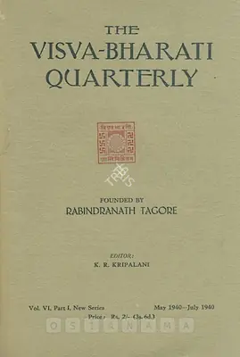 K.R. Kripalani (Editor), Visva-Bharati Quarterly, 1940, Journal