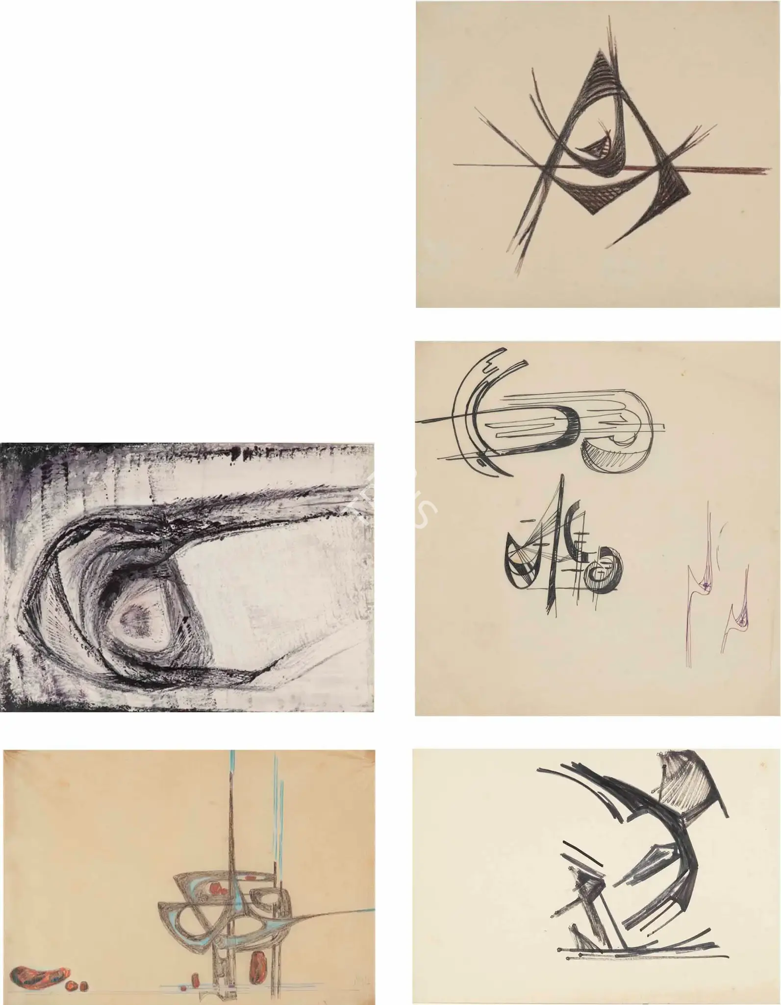 Pochkhanawala, Pilloo (Artist). Untitled, n.d. | Drawing, Ch.Mum/19.12.13, 2013 · Christie's