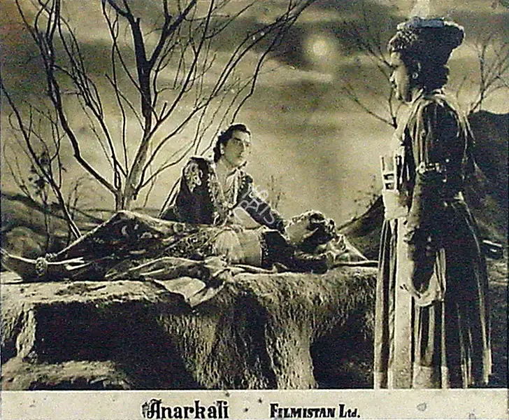 Nandlal Jashwantlal (Director), Anarkali, 1953, Lobby Card