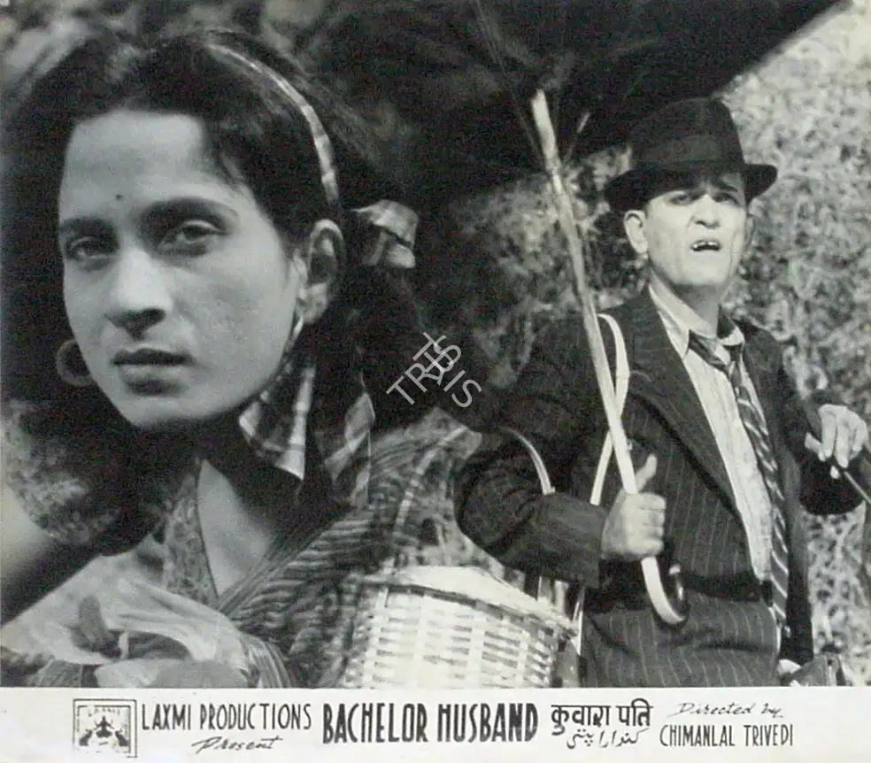 Chimanlal Trivedi (Producer), Kunwara Pati, 1950, Lobby Card