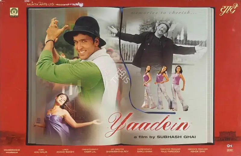 Subhash Ghai (Producer), Yaadein, 2001, Lobby Card