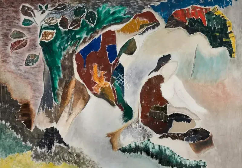 Bal Chhabda (Artist), Indian Landscape, 1983, Painting