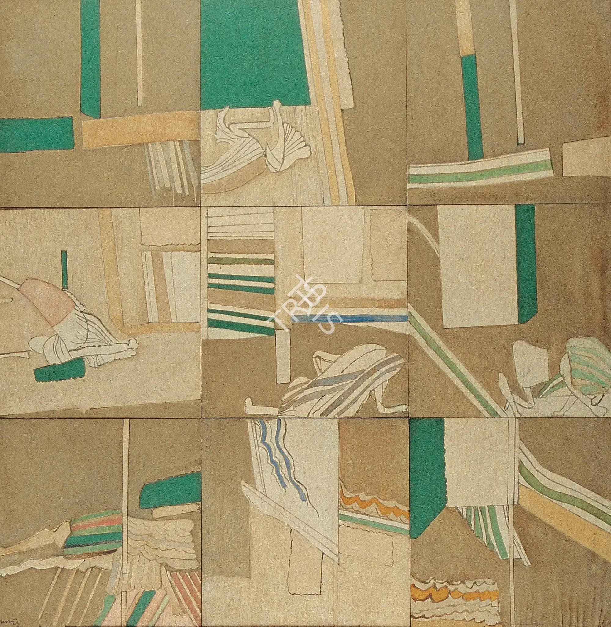 Subramanyan, K.G. (Artist). Windows IIIc, 1968 | Painting, Os.Mum/23.03.12, 2012 · Osian's