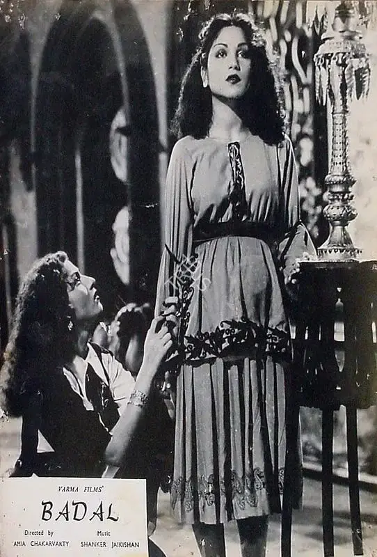 Amiya Chakravarty (Director), Badal, 1951, Lobby Card