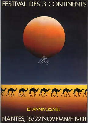 Jean Joel Barreau (President), Festival Des Three Continents, 1988, International Film Festival Catalogue