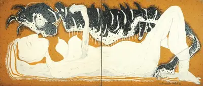 Samir Aich (Artist), Untitled, 1999, Painting